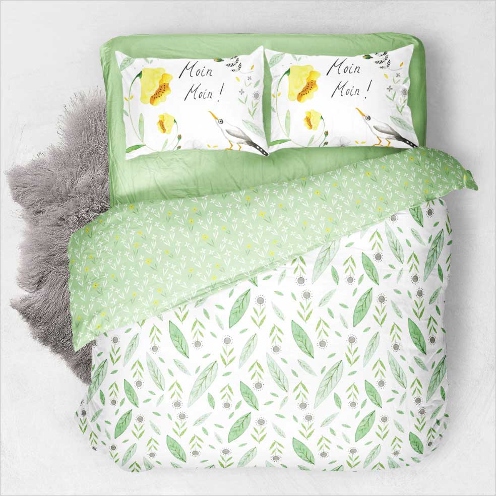 Textildesign für Bettwäsche