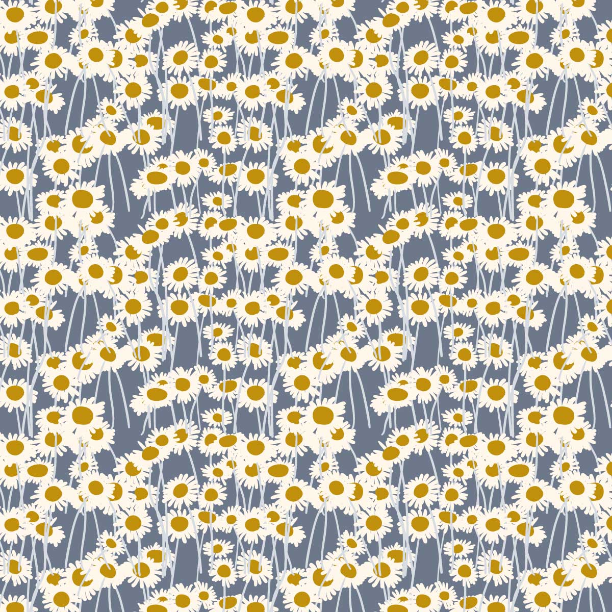 Muster: Tusensköna äng, Farbe: Like Snow