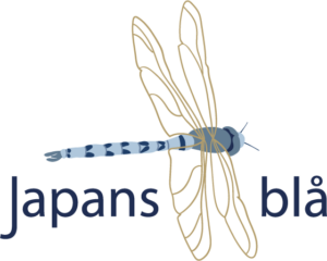 Logo Textil-Kollektion Japans blå